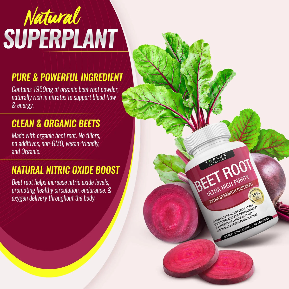 Organic Beet Root To Support Circulation And Vitality*